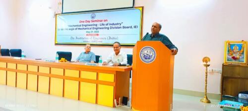 One Day Seminar on Mechanical Engineering - Life of Industry - 27th May 2023 