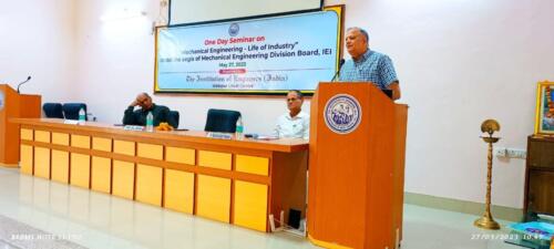 One Day Seminar on Mechanical Engineering - Life of Industry - 27th May 2023 